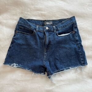 Rewash Dark Blue Denim Cutoff Shorts
